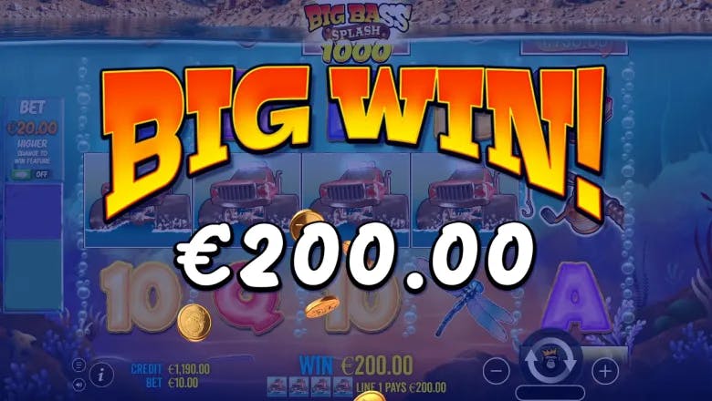 Big Bass Splash 1000 Big Win