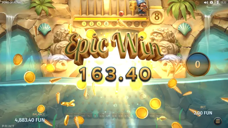 Pond of Plinko Epic Win