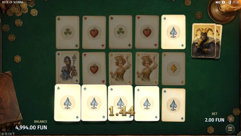 Deck of Scurra Gameplay