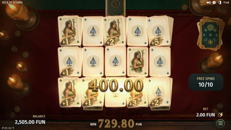 Deck of Scurra Big Win