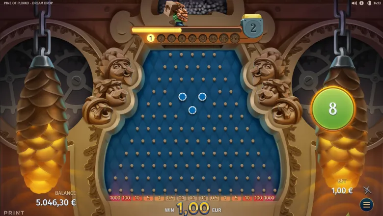 Pine of Plinko Bonus Round