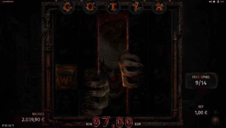 Dreadworks Free Spins