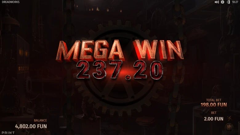 Dreadworks Mega Win