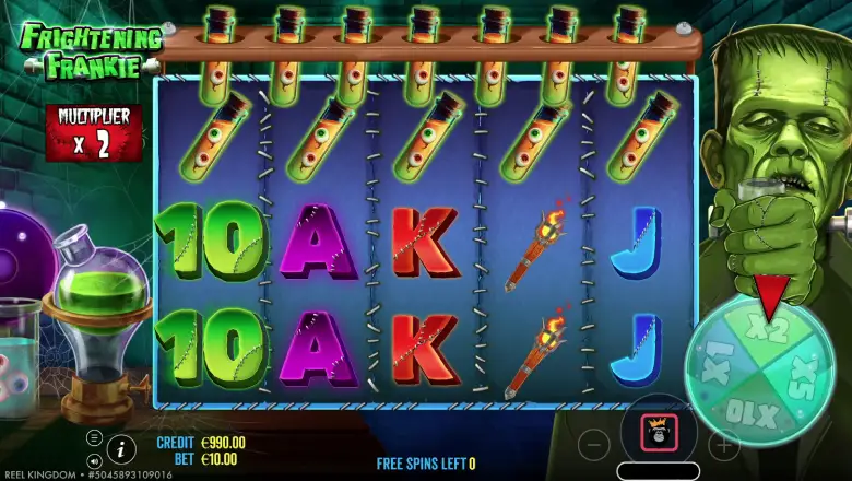 Frightening Frankie Free Spins Round