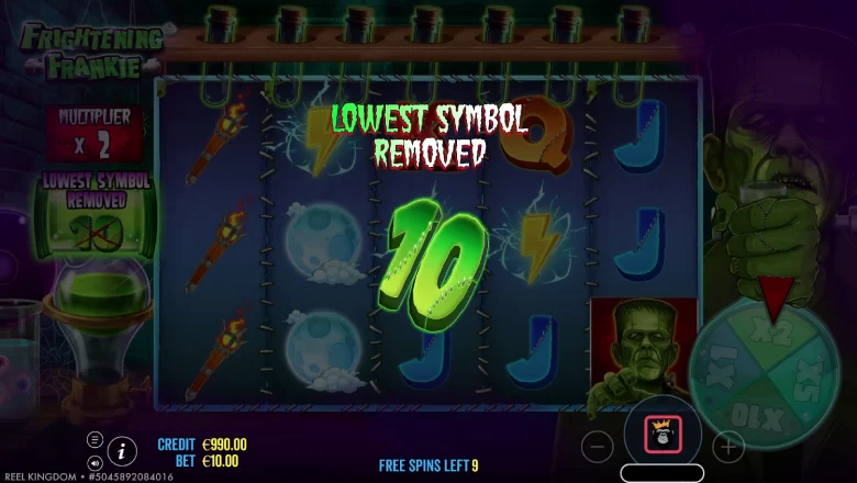 Frightening Frankie Game Feature