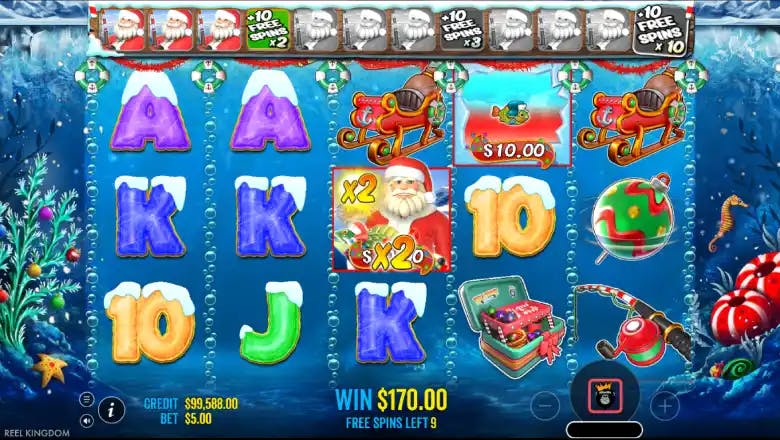 Christmas Big Bass Bonanza Bonus Round