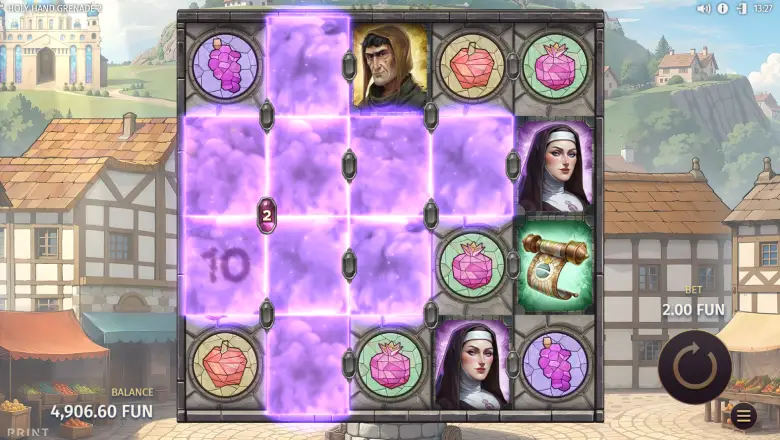 Holy Hand Grenade 2 Feature Spin