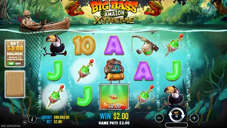 Big Bass Amazon Xtreme Game Play Win