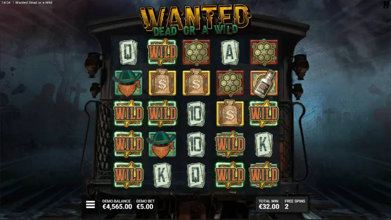 Wanted Dead or a Wild Train Robbery Bonus