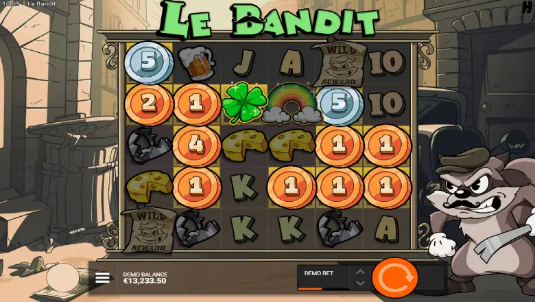 Le Bandit Feature Spin