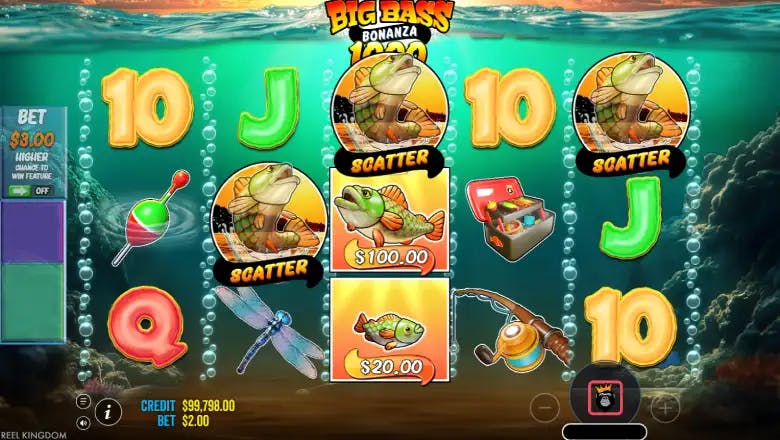 Big Bass Bonanza 1000 Scatter Collect