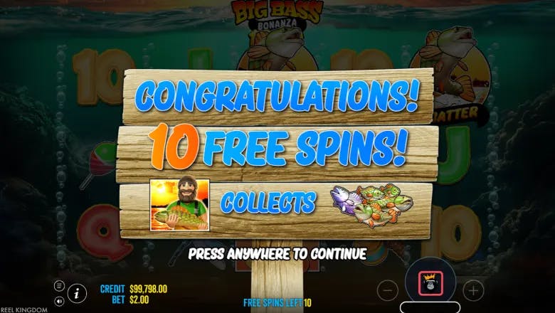 Big Bass Bonanza 1000 Free Spins