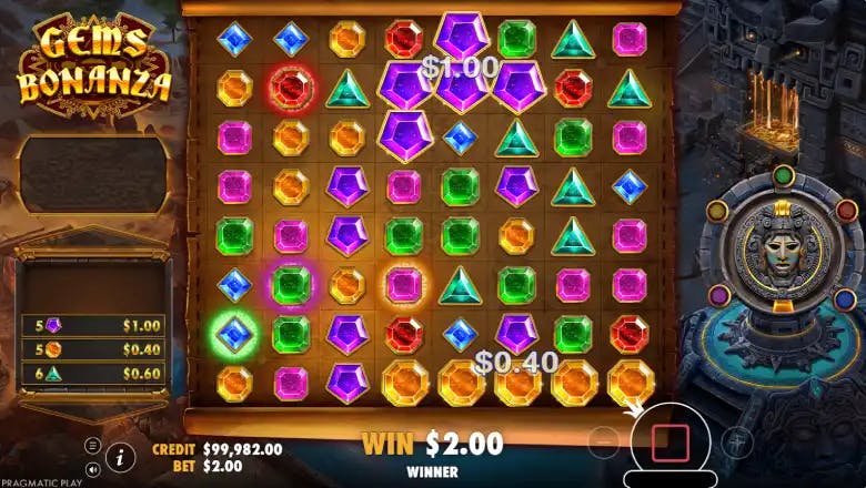 Gems Bonanza Base Game