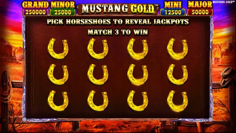 Mustang Gold Jackpot Bonus Reveal