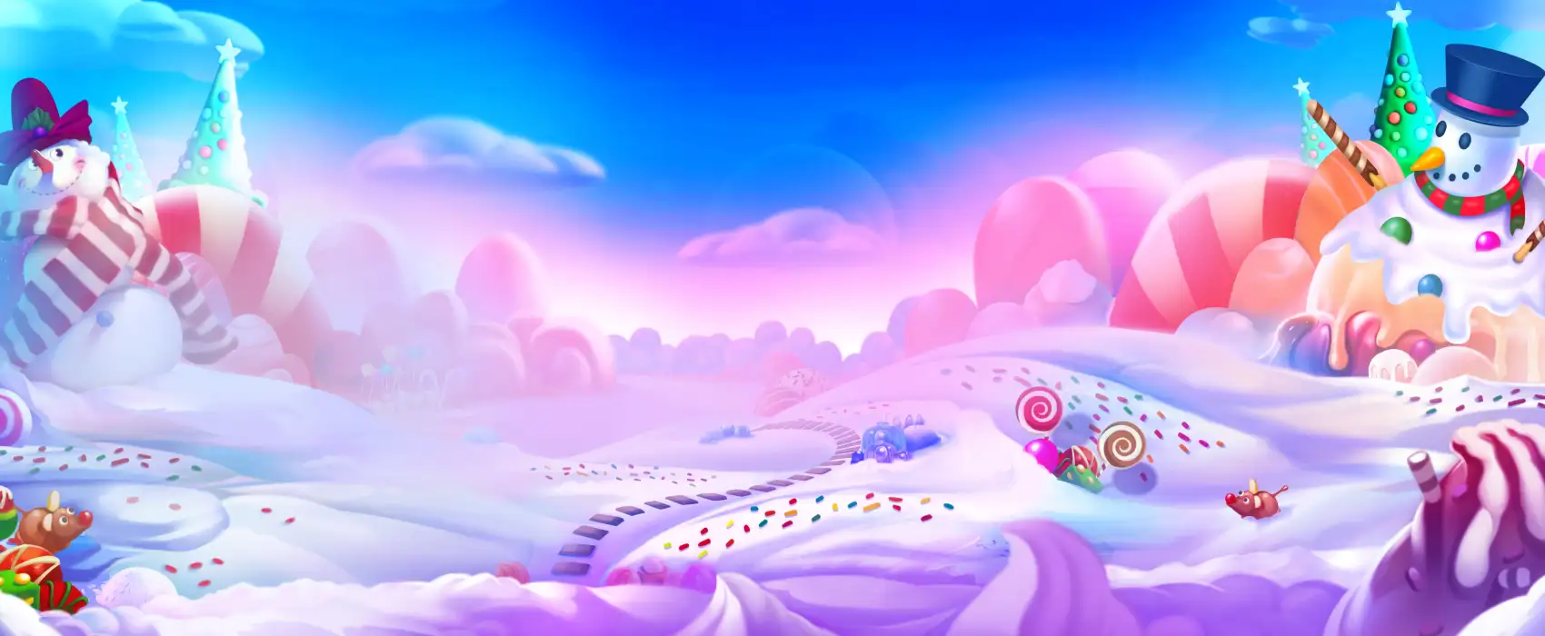 Sweet Bonanza Xmas Background