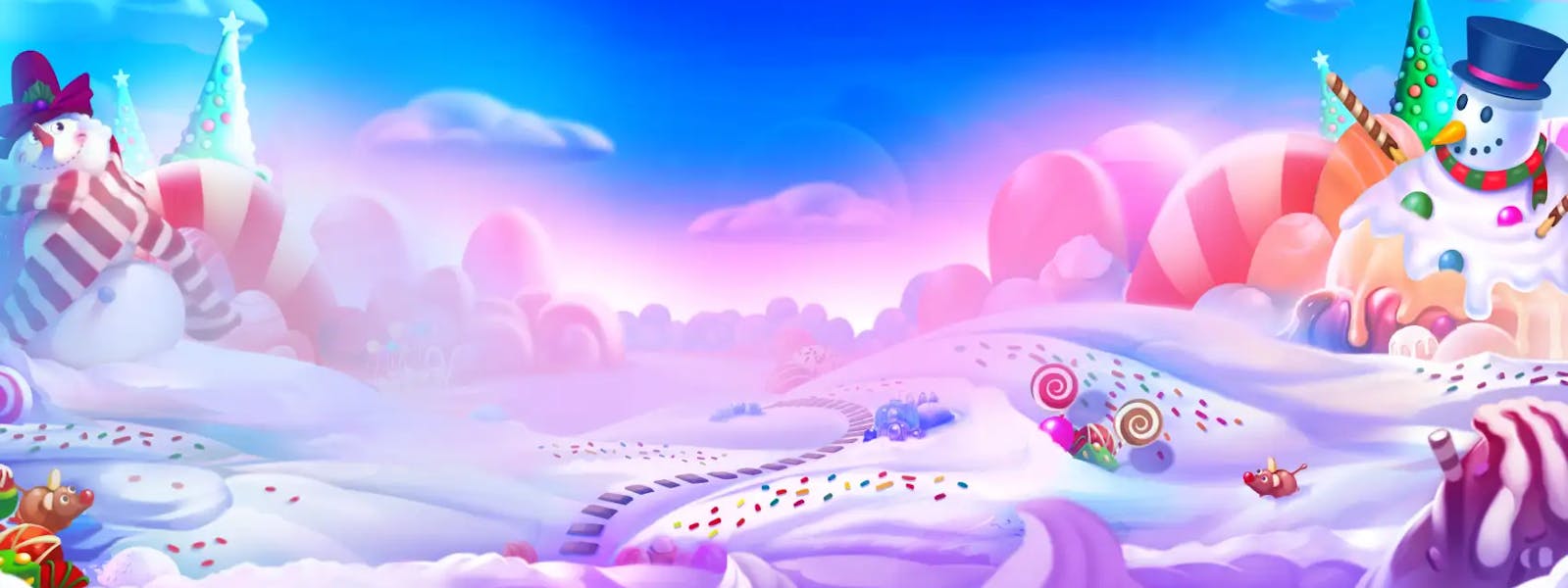 Sweet Bonanza Xmas Background