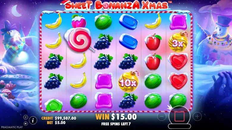 Sweet Bonanza Xmas Bonus Round