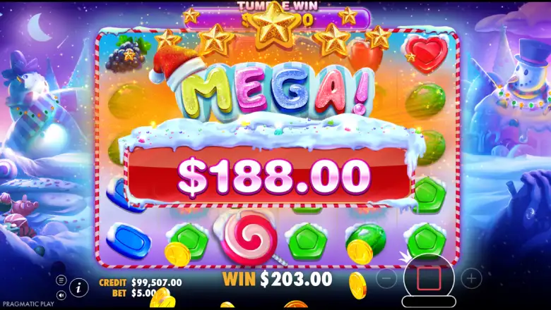 Sweet Bonanza Xmas Mega Win