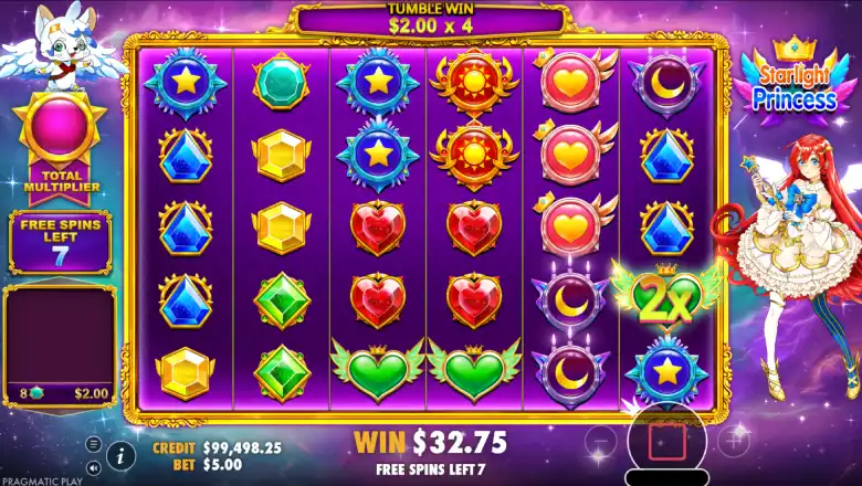 Starlight Princess Bonus Round