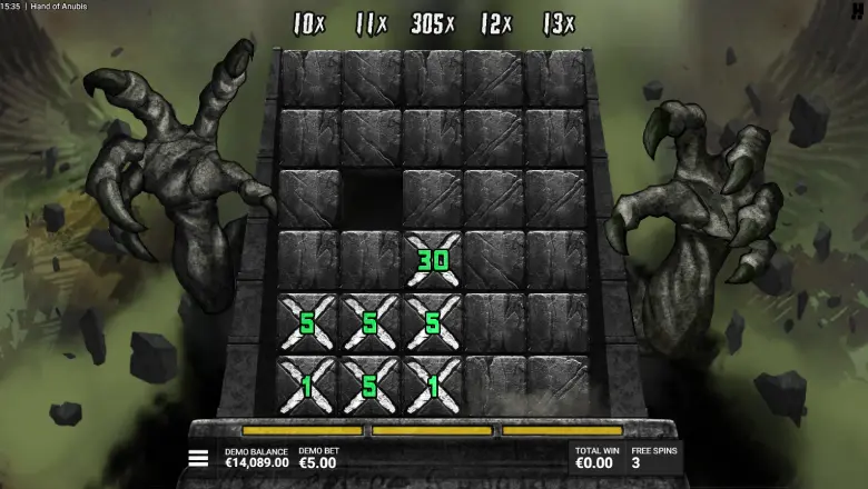 Hand of Anubis Bonus Round