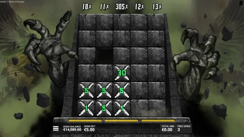 Hand of Anubis Bonus Round