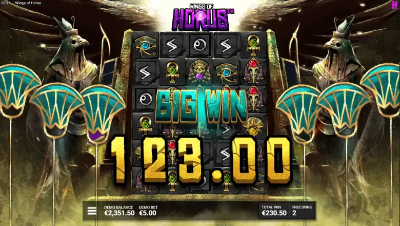 Wings of Horus Big Win