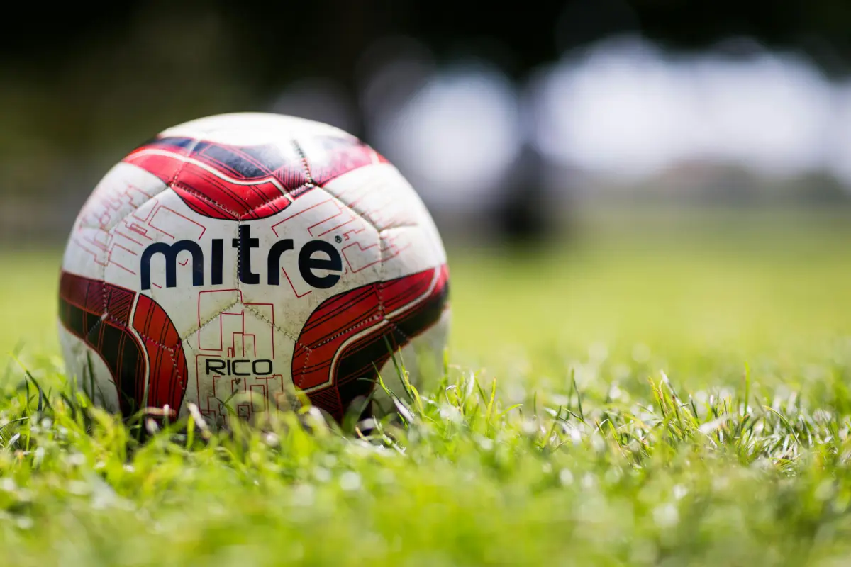Mitre Ball on a Pitch
