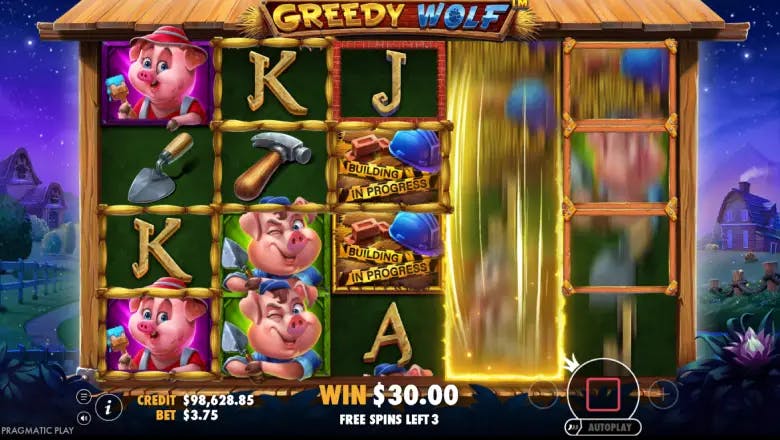 Greedy Wolf Bonus Round