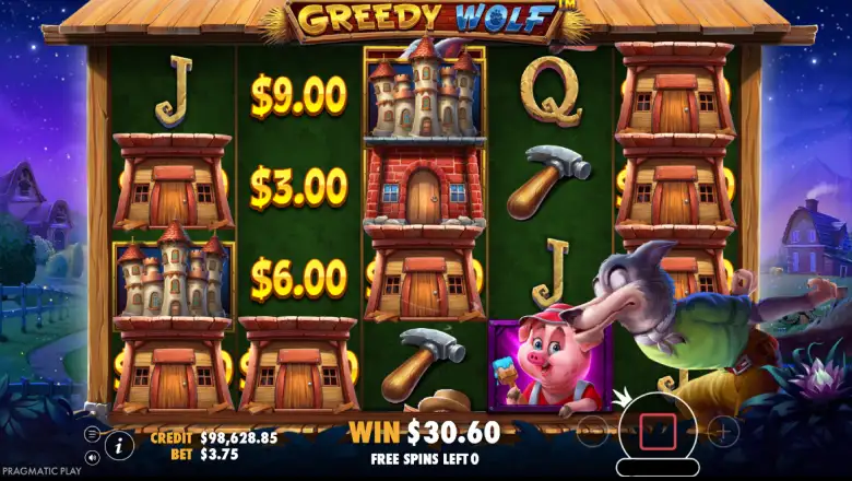 Greedy Wolf Bonus Round End