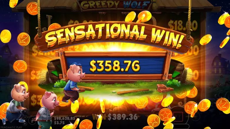 Greedy Wolf Sensational Win