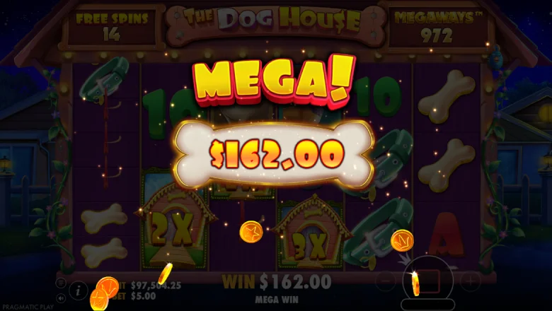 The Dog House Megaways Big Win