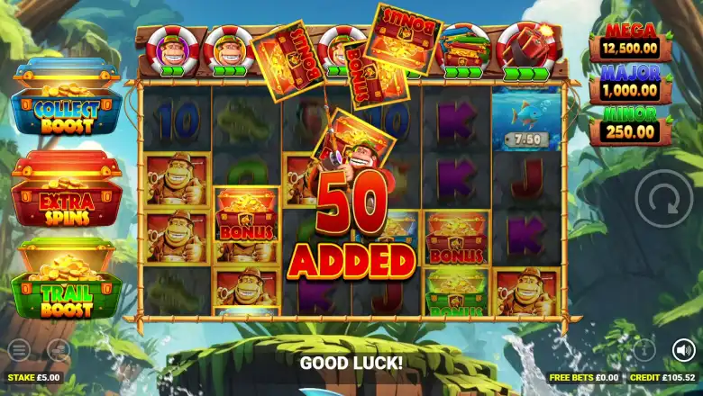 King Kong Splash bonus boost