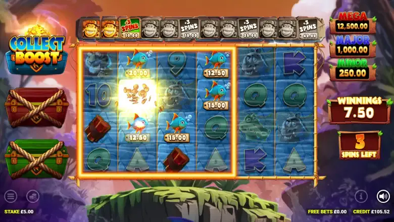 King Kong Splash fishin mayhem free spins