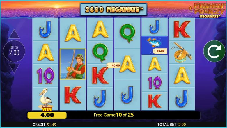Fishin' Frenzy Megaways Free Spins