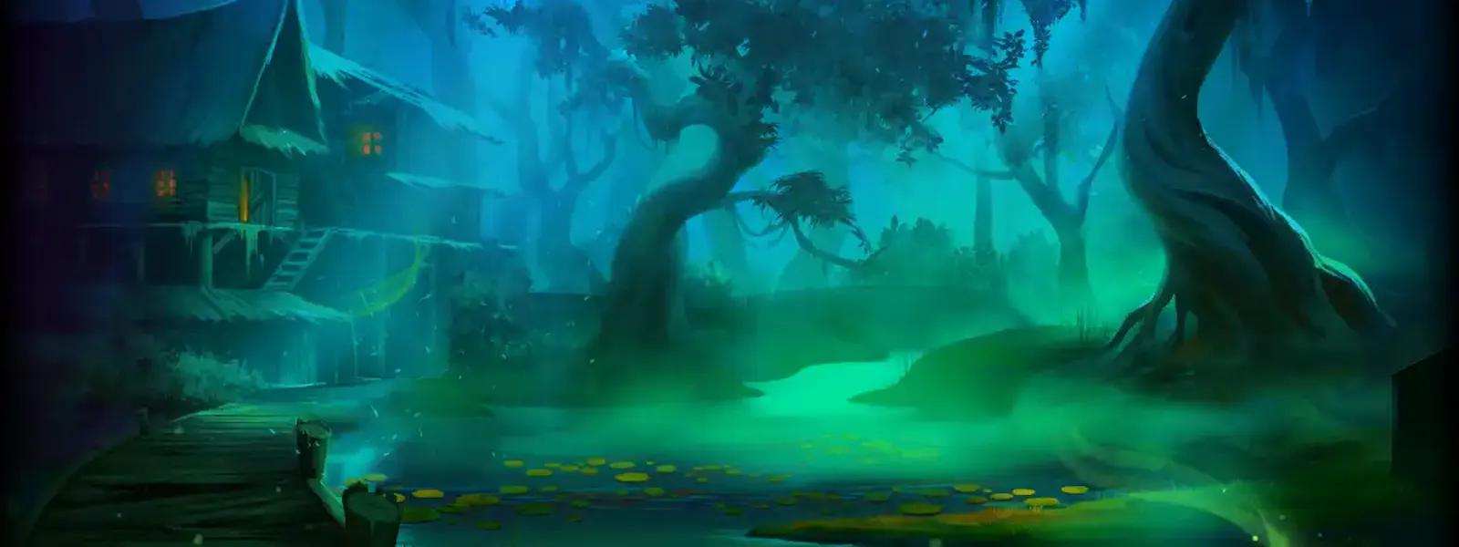 3 Skulls of Voodoo Background