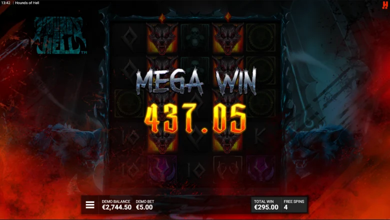 Hounds of Hell Mega Win