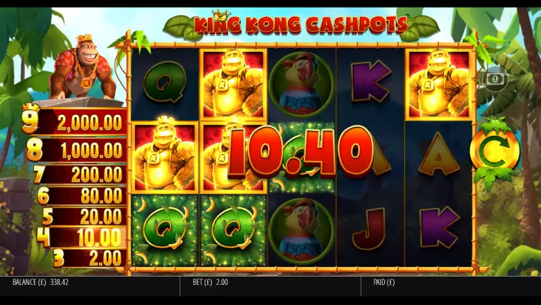 King Kong Cashpots base game win
