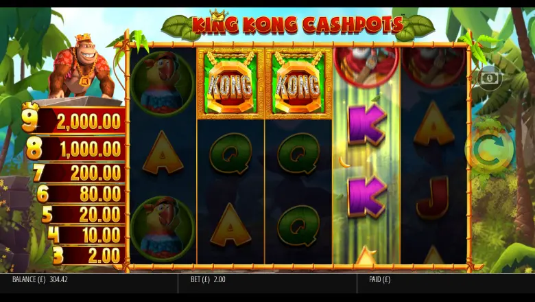 King Kong Cash Bonus Spin