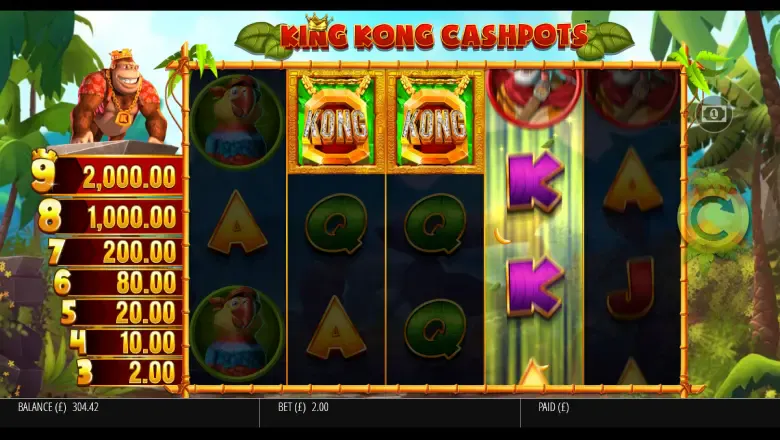 King Kong Cash Bonus Spin