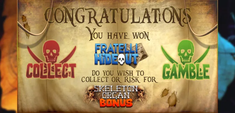 The Goonies Slot Gamble Feature