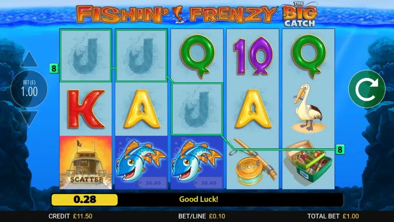 Fishin Frenzy The Big Catch Basegame