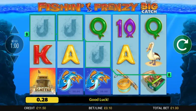 Fishin Frenzy The Big Catch Basegame