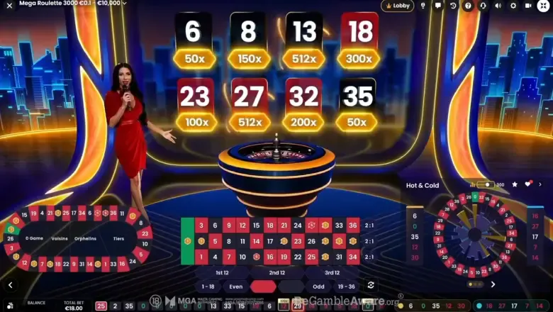 Mega Roulette 3000 Gameplay