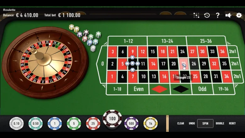 Roulette Nouveau Placing Bets