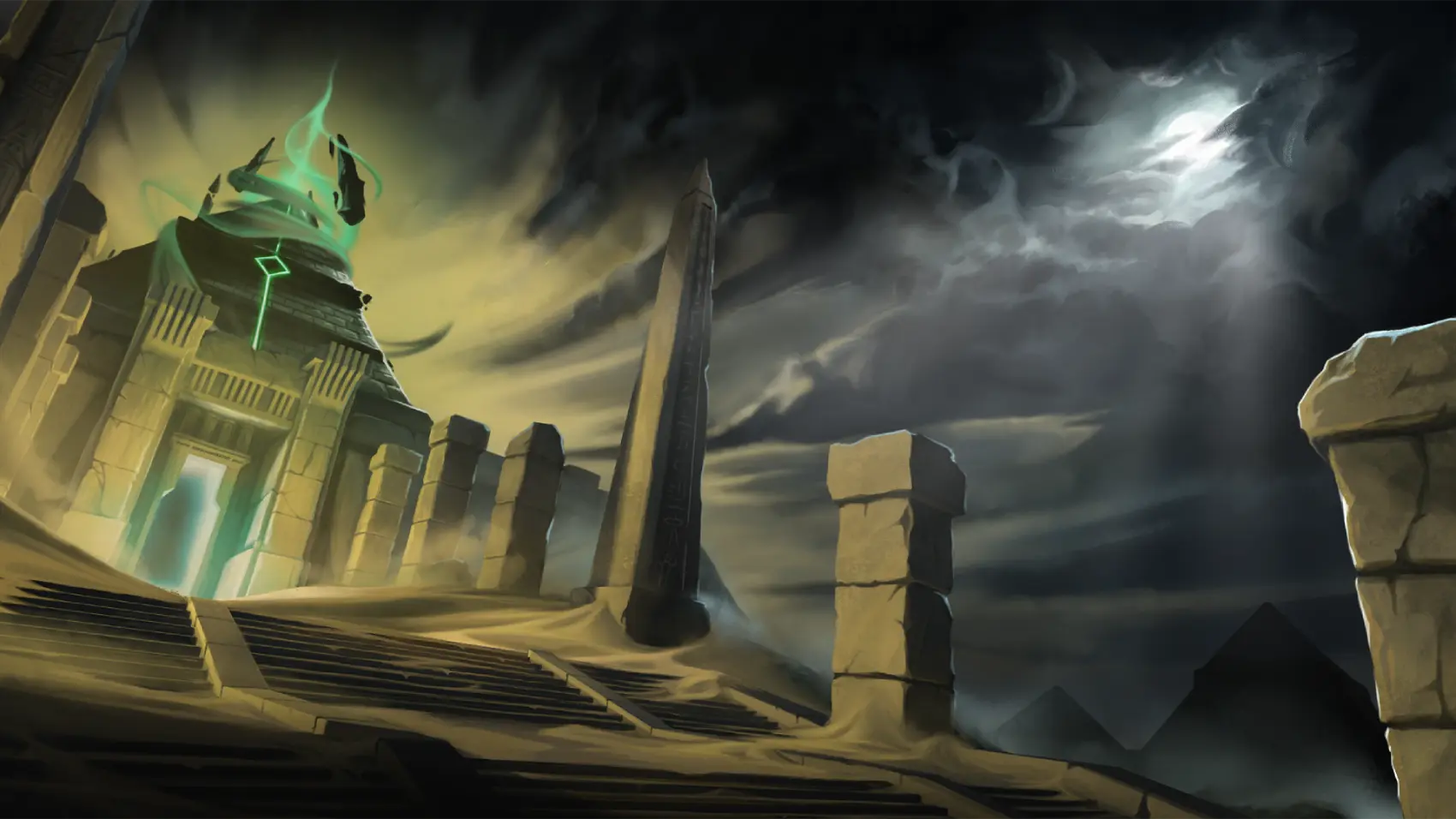Cursed Crypt Background