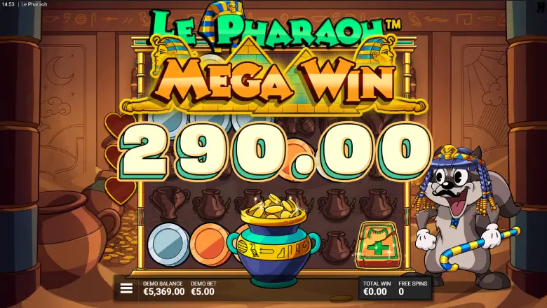 Le Pharaoh Mega Win
