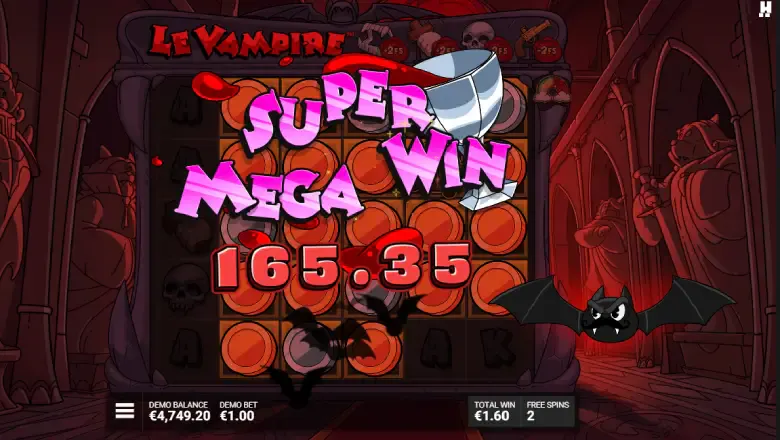 Le Vampire Mega Win