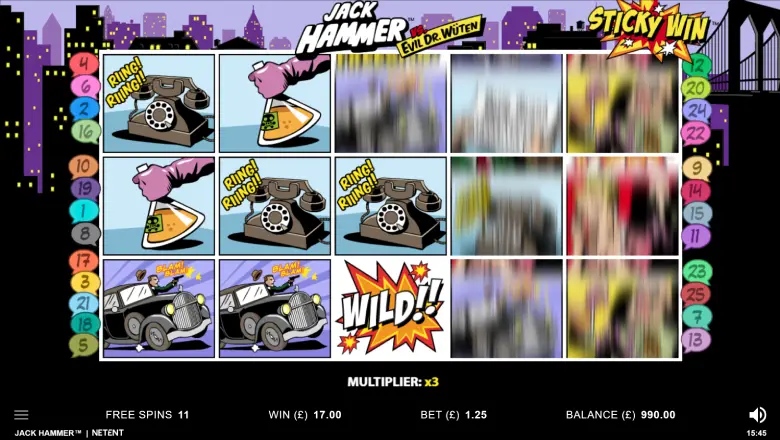 Jack Hammer Bonus Round
