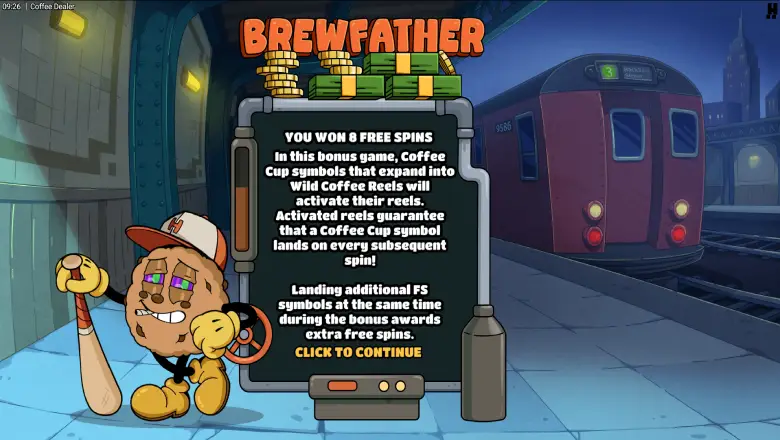 Coffee dealer Free Spins