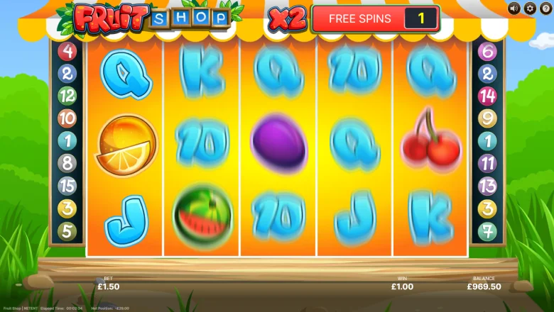 Fruit Shop Free Spins